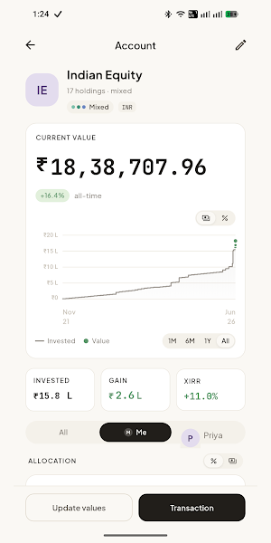 Coffer: Portfolio Tracker Screenshot 3