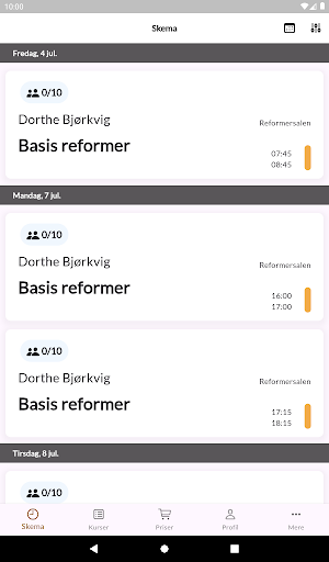 Reformerstudie Kolding Screenshot 3