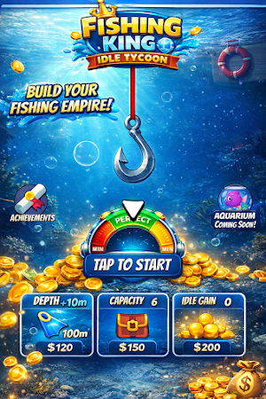 Fishing King: Idle Tycoon Screenshot 0