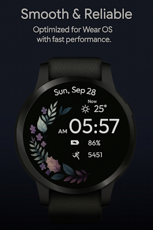 Nature Bloom WatchFace Screenshot 3