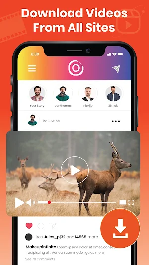 Video Downloader HD: 4k player Screenshot 1