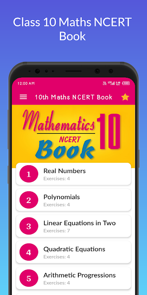 Class 10 Maths NCERT Book Screenshot 0