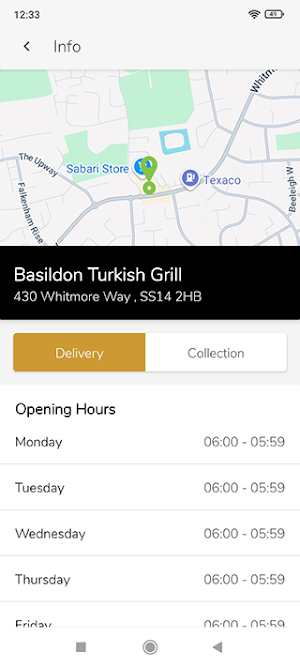 Basildon Turkish Grill Screenshot 1
