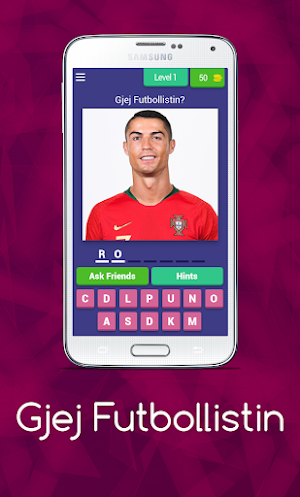 Gjej Futbollistin Screenshot 0