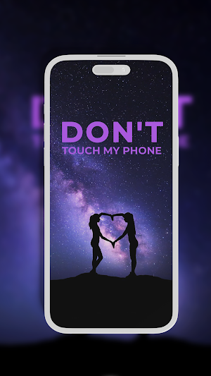 Don't Touch My Phone wallpaper Screenshot 1
