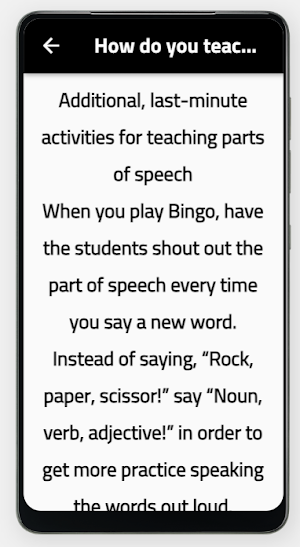 part of speech Screenshot 3