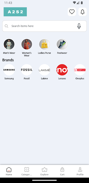 A2S2 Online Shopping App Screenshot 2