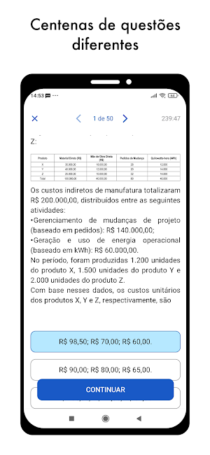 Simulados CFC Screenshot 1