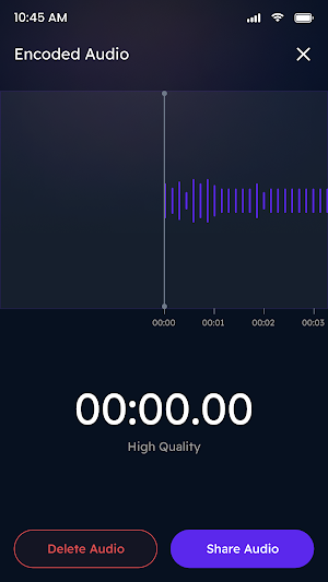 Voice Encoder : Secret Message Screenshot 3