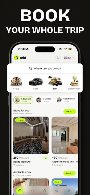 Orid: Car & Stay Rentals Screenshot 2