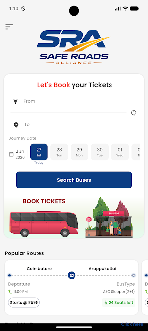 SRA TRAVELS Screenshot 1