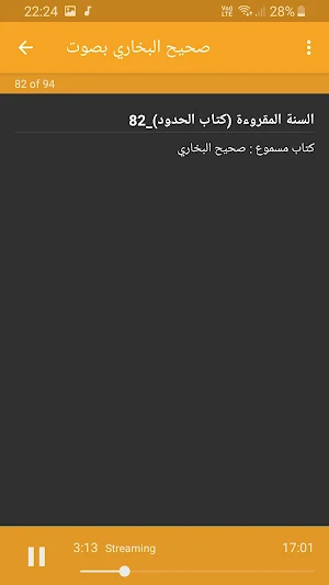 كتاب صحيح البخاري صوت بجودة عا Screenshot 2