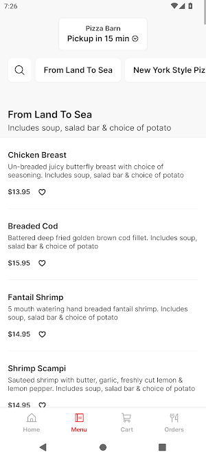 Pizza Barn To Go Screenshot 1