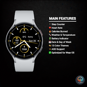 Clean Lines - watch face Screenshot 1