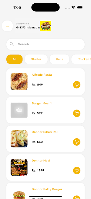 Donor Pizza Screenshot 1