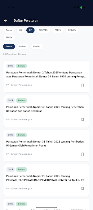 Hukum Online Indonesia - InLaw Screenshot 0