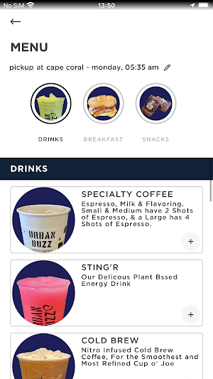 Urban Buzz Coffee Screenshot 2