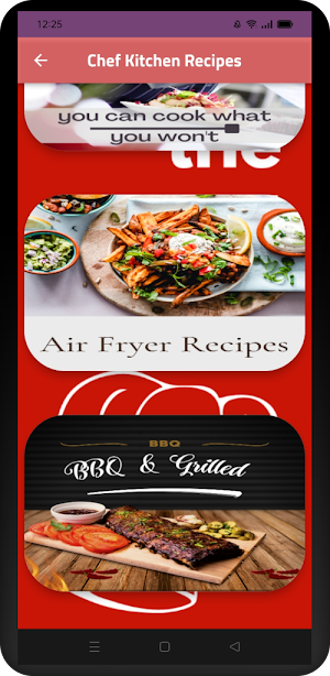 Chef Kitchen Recipes Screenshot 1