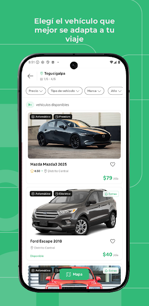 Tally - Car rental marketplace Screenshot 2