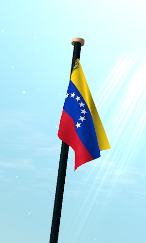 Venezuela Flag 3D Wallpaper Screenshot 2