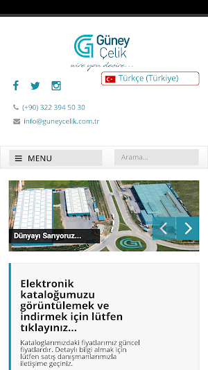 Güney Çelik Hasır A.Ş. Screenshot 1