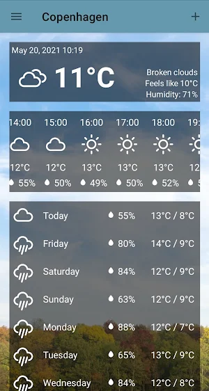 Generic Weather App Screenshot 1