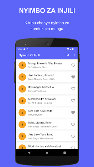 Nyimbo za Injili - Hymn Book Screenshot 0
