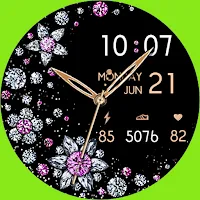 Sparkling Diamonds Watch Face
