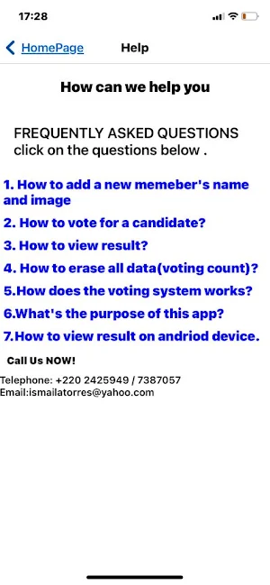 Electronic Voting Screenshot 3