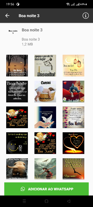 Figurinhas de Boa noite Screenshot 3