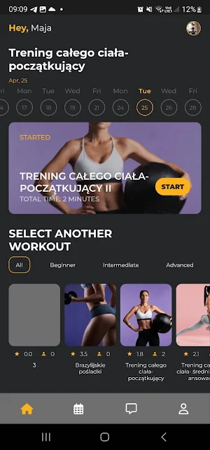 FitnessTeam Workout Screenshot 1