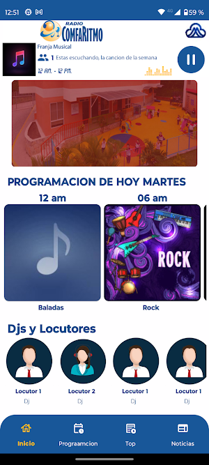 Radio ComfaRitmo Screenshot 1