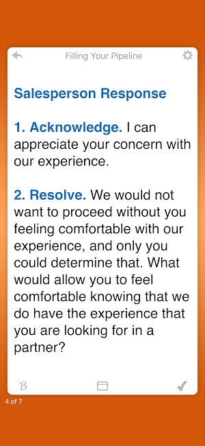 FranklinCovey Sales Cards Screenshot 0