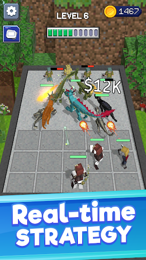 Pixel dragon: merge games Screenshot 1