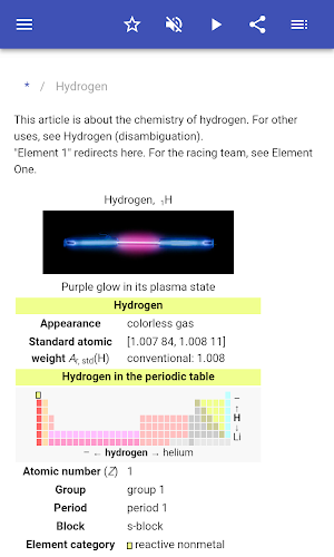 Chemical elements Screenshot 1