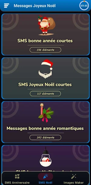 Messages Joyeux Anniversaire Screenshot 1