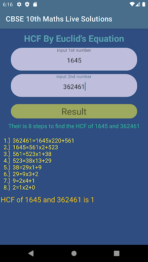 CBSE 10th Maths Live Solutions Screenshot 0
