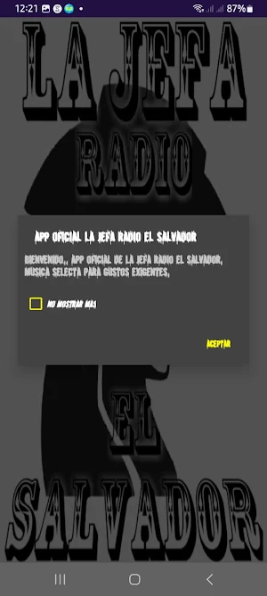 La Jefa Radio El salvador Screenshot 1