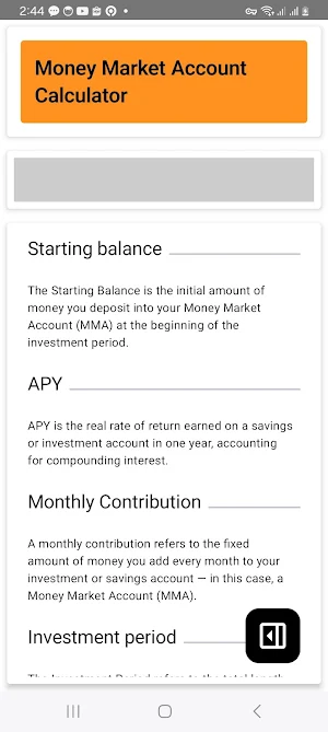 MMA  Calculator Screenshot 2
