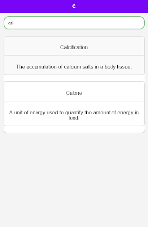 Biology Dictionary Screenshot 3