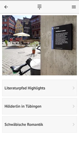 Literaturpfad Tübingen Screenshot 2
