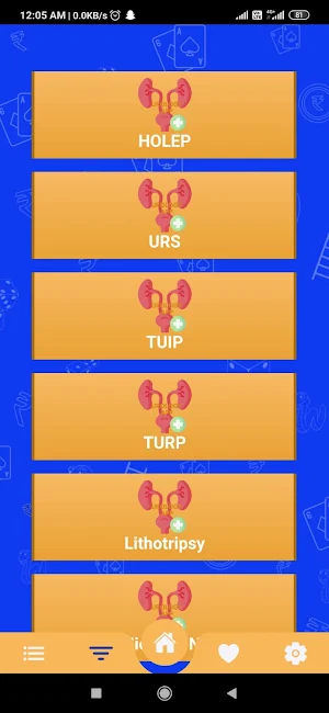 Urology App Screenshot 1