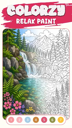 Colorzy: Relax Color by Number Screenshot 0