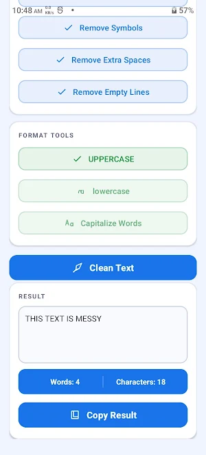 TextSweep Screenshot 2