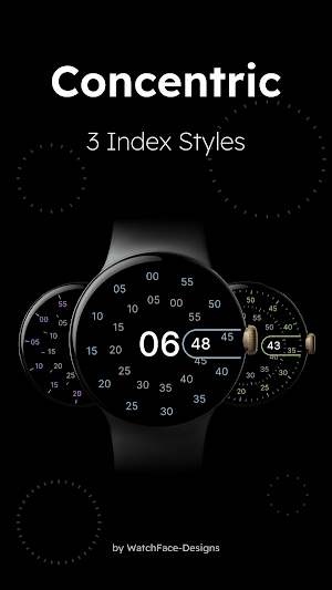 Concentric - Pixel Watch Face Screenshot 2