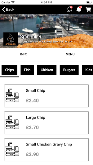 Spinnaker Fish and Chips Screenshot 1