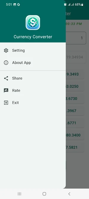 Fast Currency Converter Screenshot 2