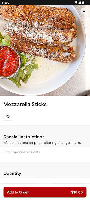 Pizzeria Mariana Screenshot 2