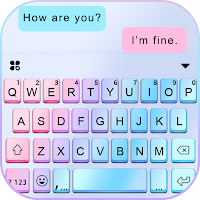 Rainbow Gradient Keyboard Background