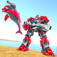 Dolphin Robot Transform: Robot War